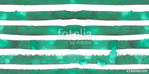500x251 Seamless Pattern With Emerald Green Horizontal Stripes Painted In