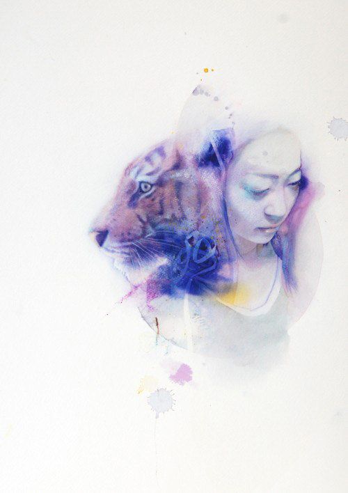 500x708 Emotional Transparent Watercolor Paintings By Yukino Fukumoto