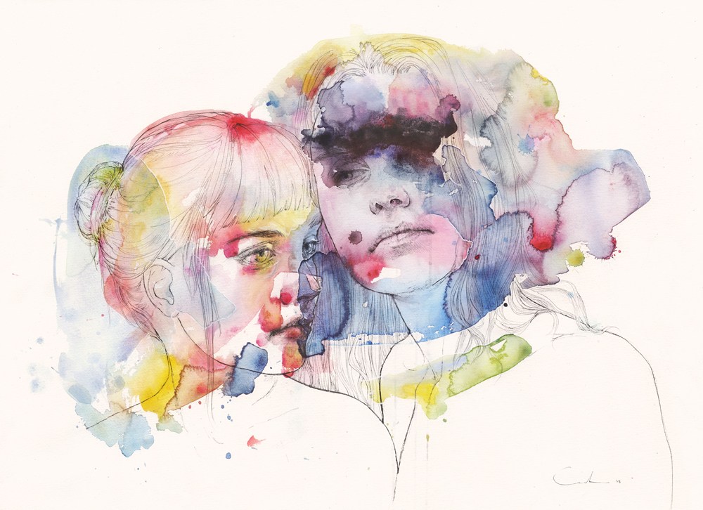 1000x726 Emotional Watercolor Paintings By Silvia Pelissero. Internet Vibes