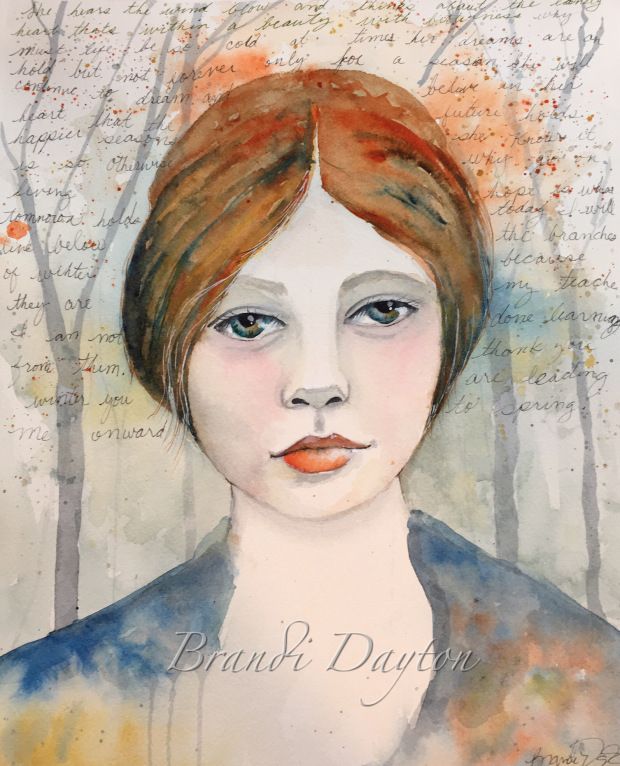 620x766 Creating An Emotional Watercolor Portrait Watercolor Portraits