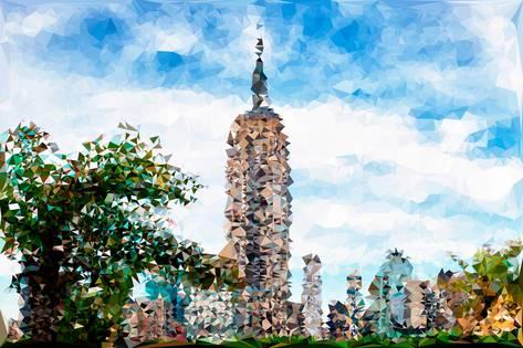 473x315 Low Poly New York Art