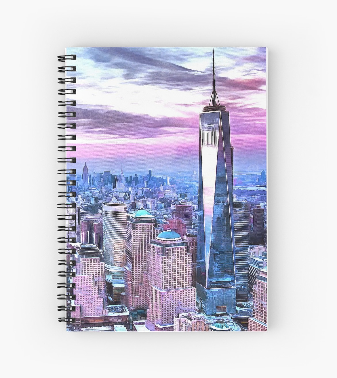 1171x1313 Nyc Sunset Watercolor Painting New York City Big Apple Brooklyn