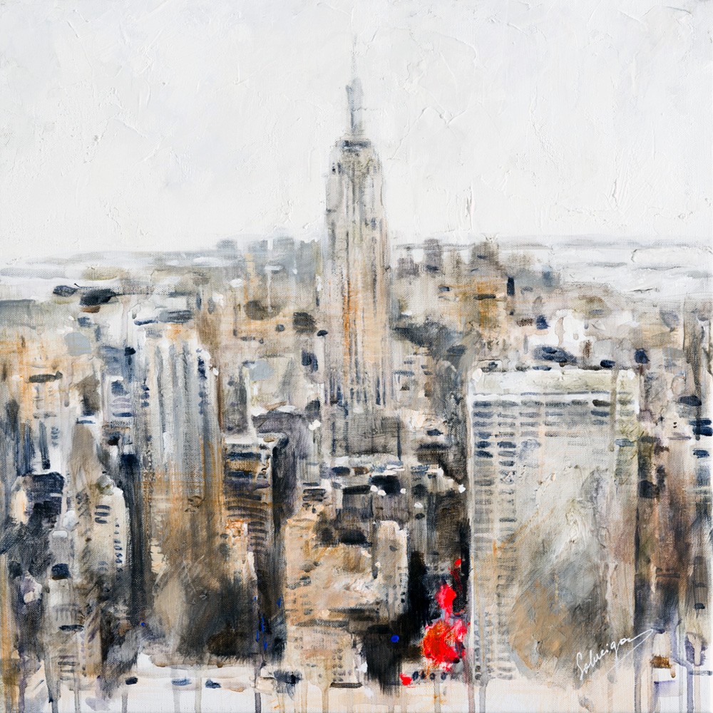 1000x1000 Unique Artwork Ny Empire State Building From The Artist Solveiga