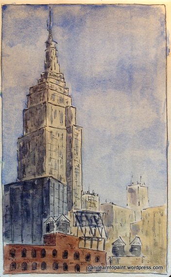 352x570 Empire State Building Canilearntopaint