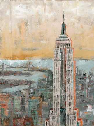 324x432 Empire State Building Abstract Fine Art Print By Marie Elaine