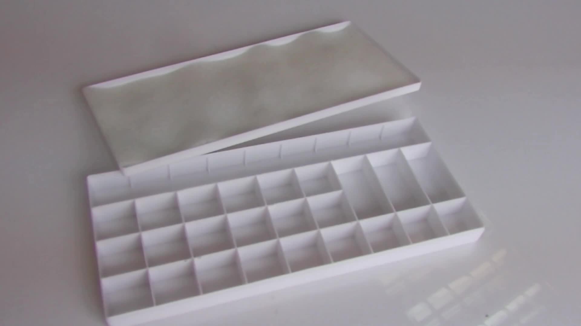 1920x1080 Empty Plastic Paint Watercolor Palette