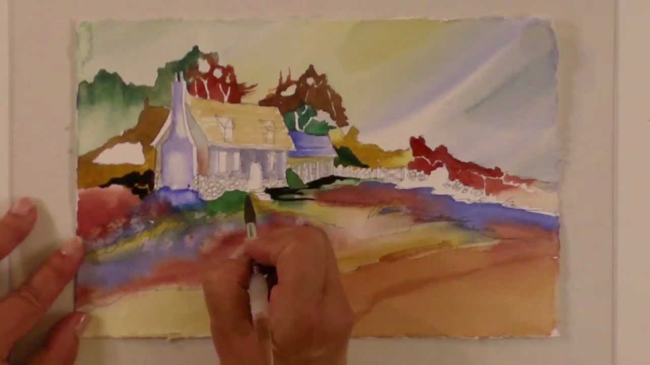 1280x720 Preview Watercolor For Beginners English Cottage In Watercolor