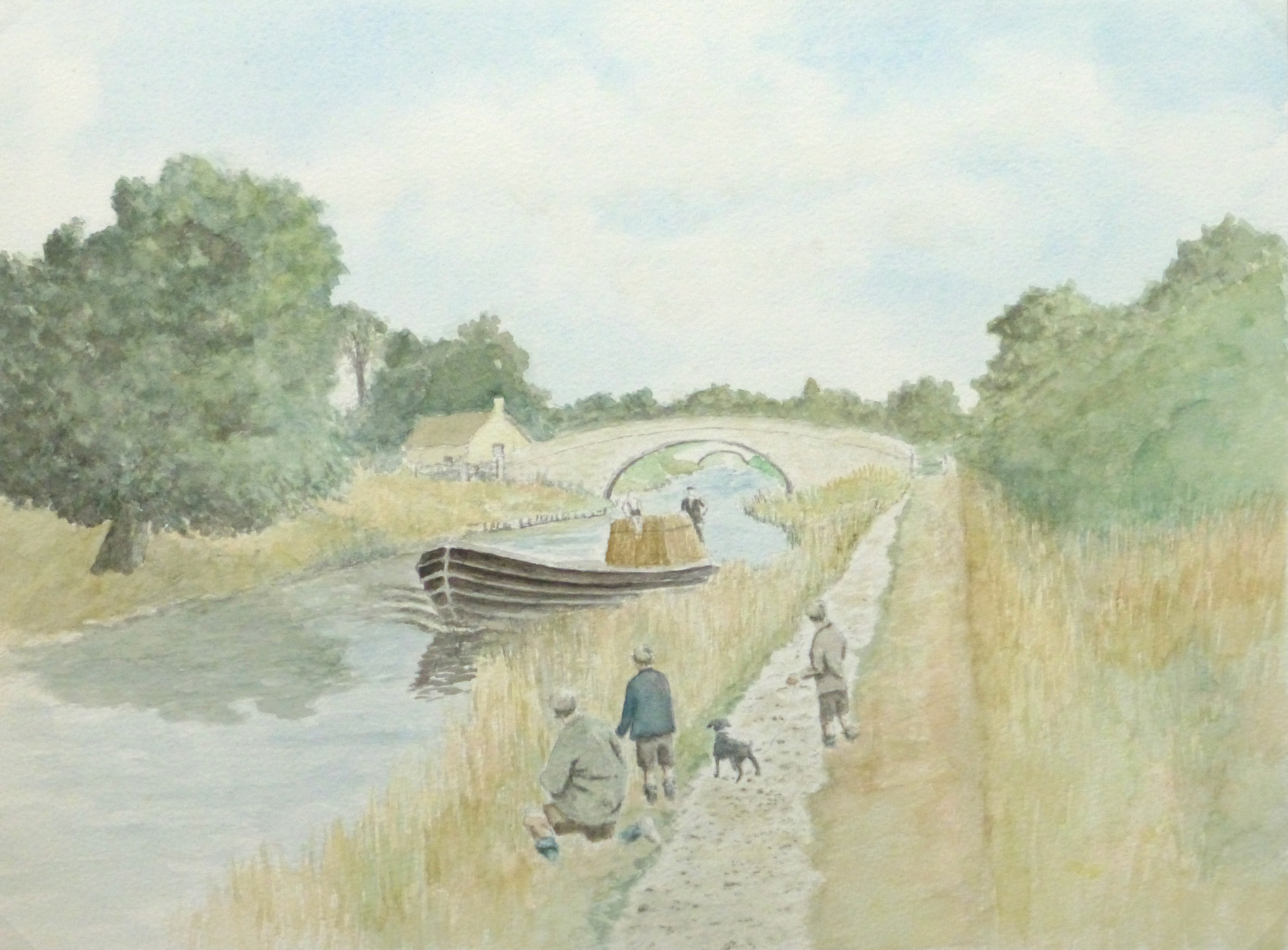 1900x1401 Watercolor Landscape