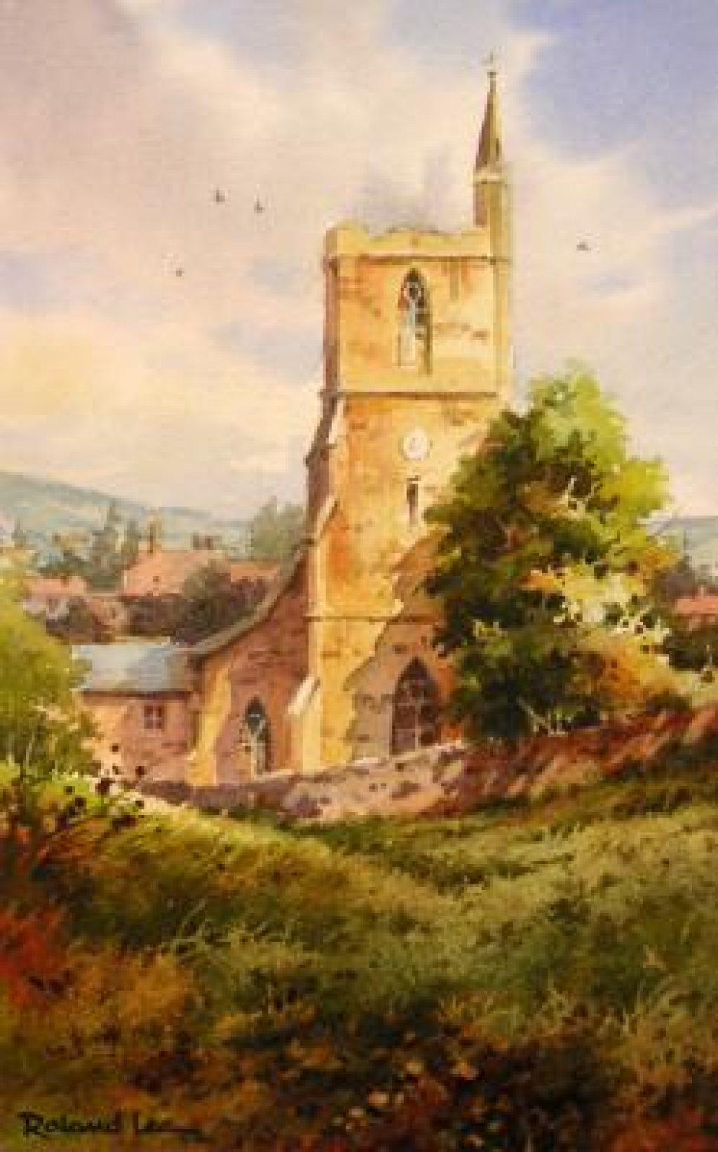 1024x1644 Watercolor Painting Lesson English Church Roland Lee
