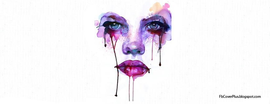 867x335 Fb Cover Plus Watercolor Face Facebook Cover