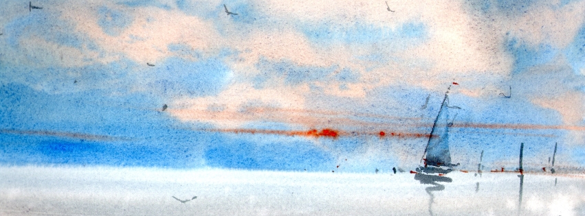 851x315 6 Watercolor Facebook Covers