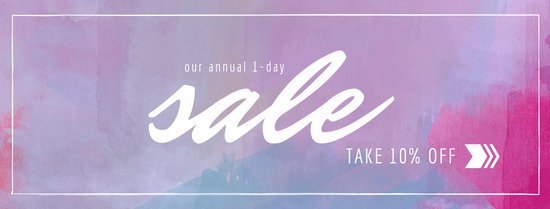 550x209 Watercolor Retail Sale Facebook Cover