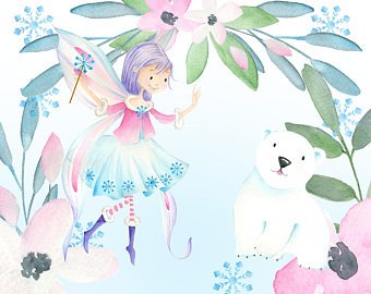 340x270 Fairy Watercolor Etsy