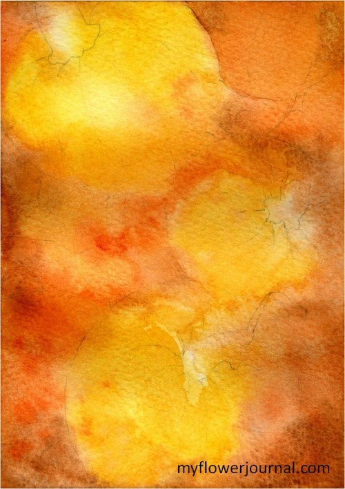 500x710 Fall Pumpkins In Watercolor