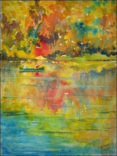 374x500 Fall Colors, Beebe Lake