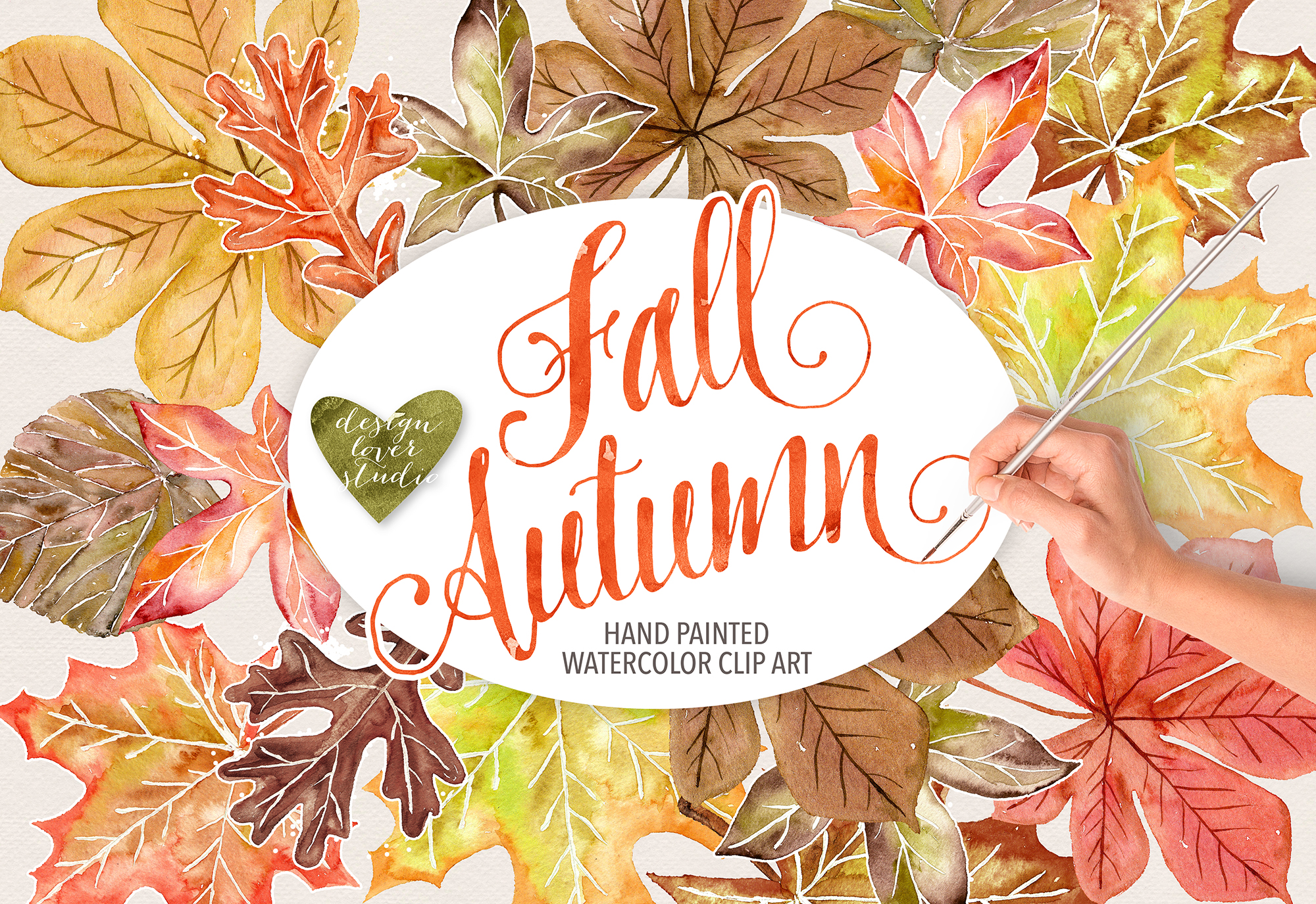 2000x1375 Watercolor Autumn Leaves Fall Clip Art