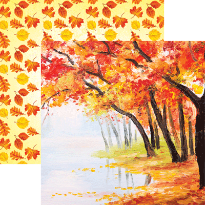 400x400 Watercolor Fall Autumn Enchantment