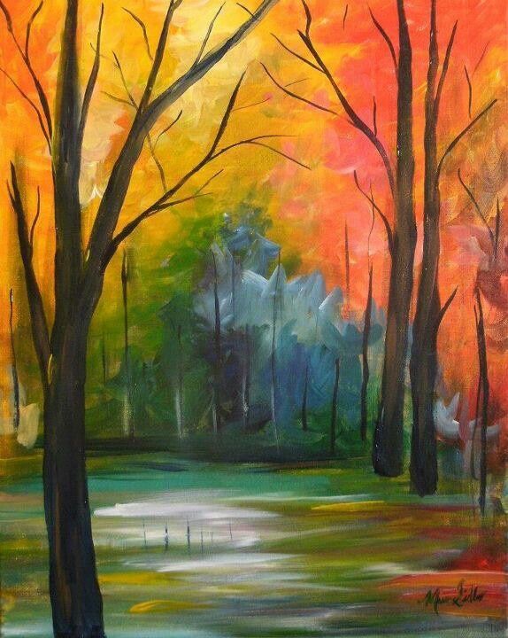 574x720 Image Result For Easy Fall Watercolor Paintings For Beginners