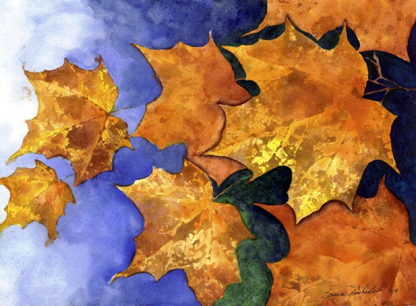 600x442 Original Watercolor Paintings By Laura Tasheiko, Maine Artist