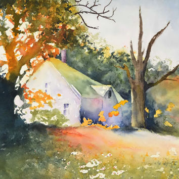 354x354 Wall Decor Flower Watercolor Painting, From Nancyknightart.etsy.c