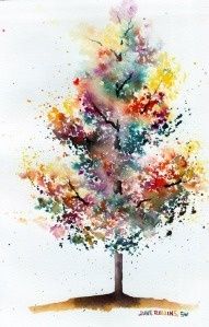191x299 85 Best Watercolor Trees Images Watercolor Trees