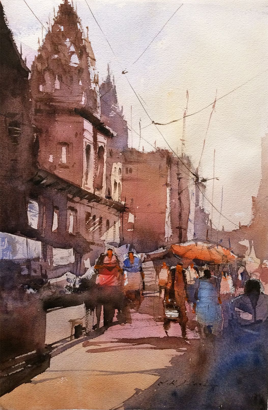 1053x1608 Watercolor Painting