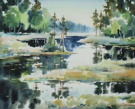 450x363 Art Of Watercolor Maria Ginzburg. Interview.