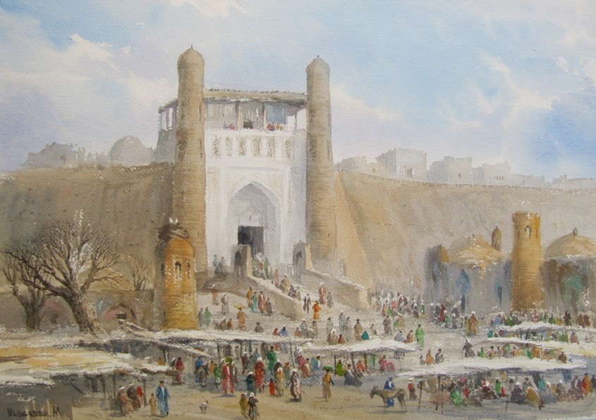 845x595 Bukhara In Famous Watercolours