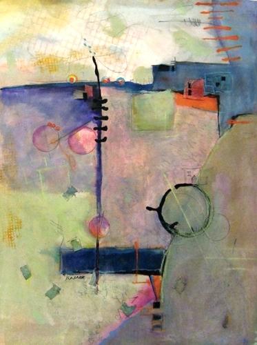 373x500 Watercolors Abstract On The Edge Watercolor And Mixed Media By