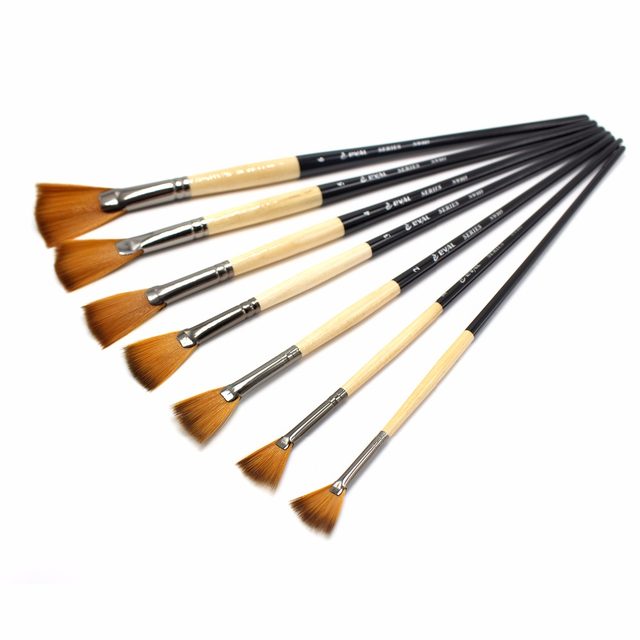 640x640 Online Shop Eval 7pcs Artist Paint Brushes Nylon Painting Set For