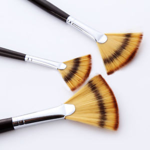 300x300 3pcs Art Paint Fan Brushes Set For Watercolor Acrylic Oil Painting