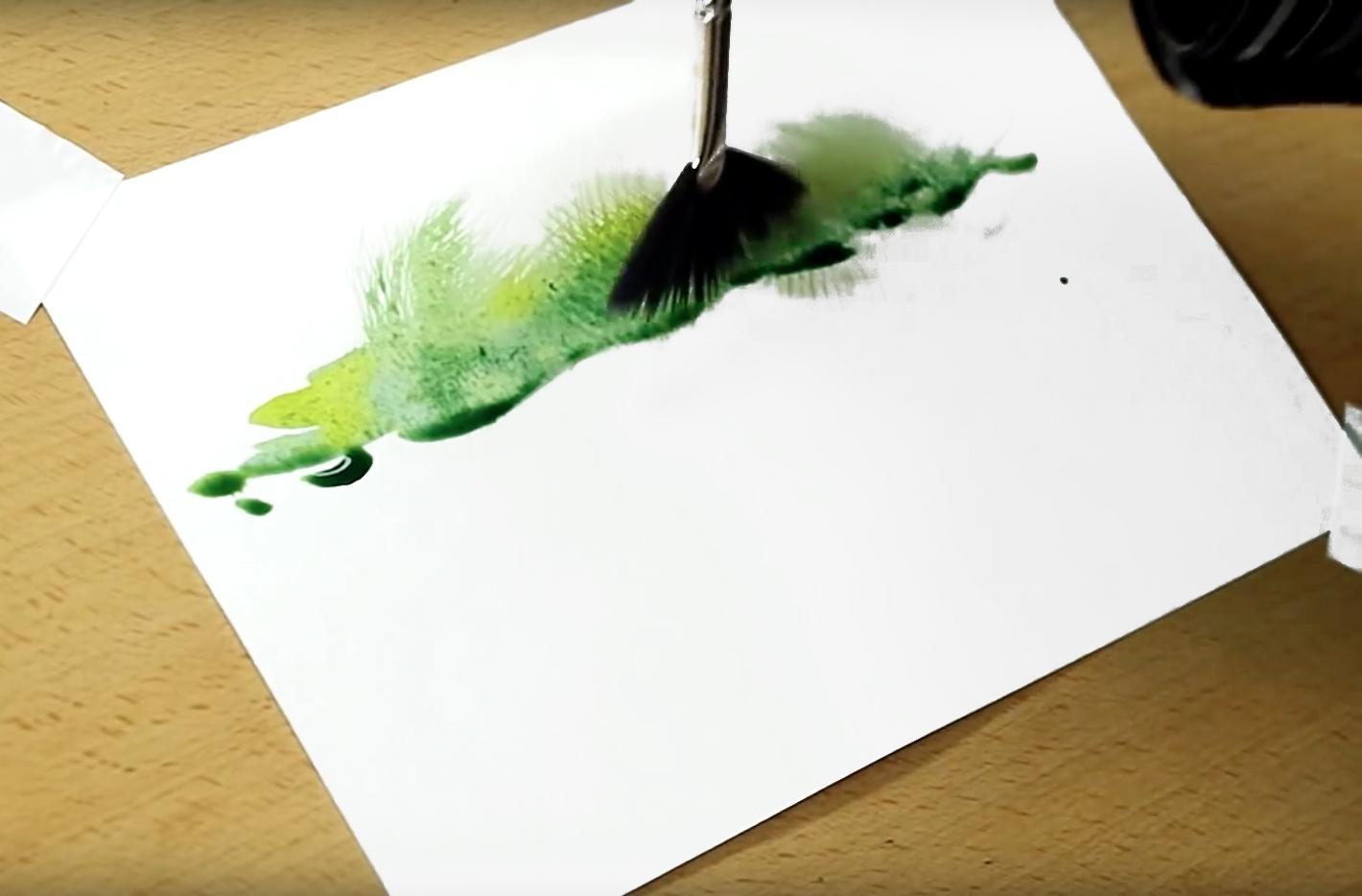 1420x934 4 Clever Watercolor Techniques Using A Fan Brush (Pics)