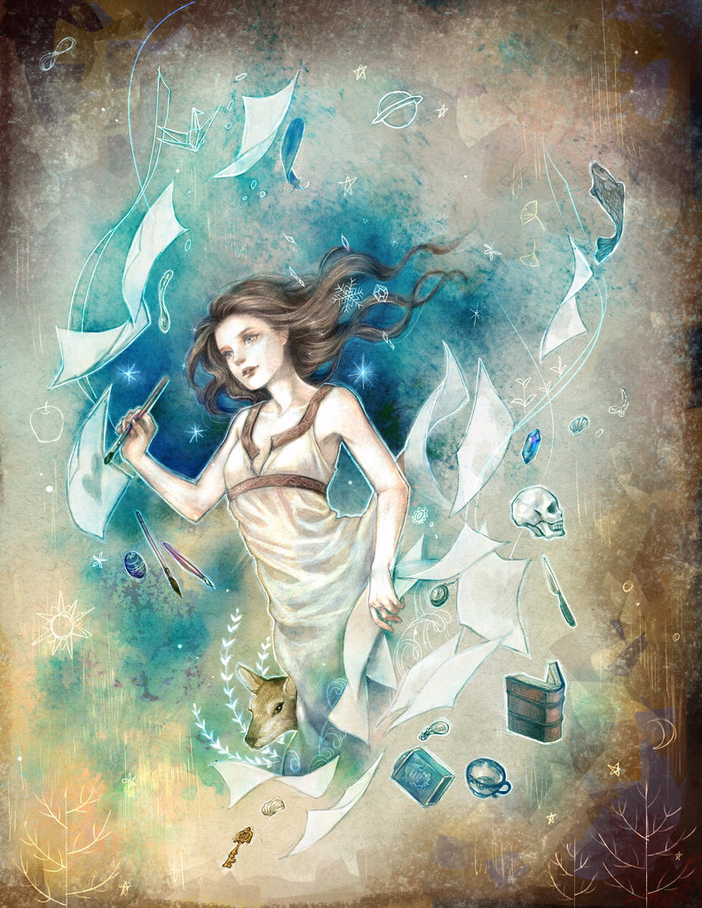 791x1024 Juri Illustration Fantasy Illustration Watercolor Fairy