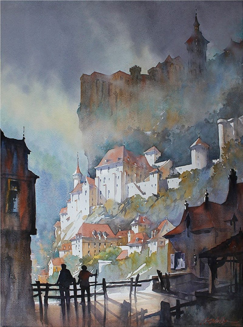 800x1077 Watercolor On The Verge Of Fantasy (20 Photos) Sky Rye Design