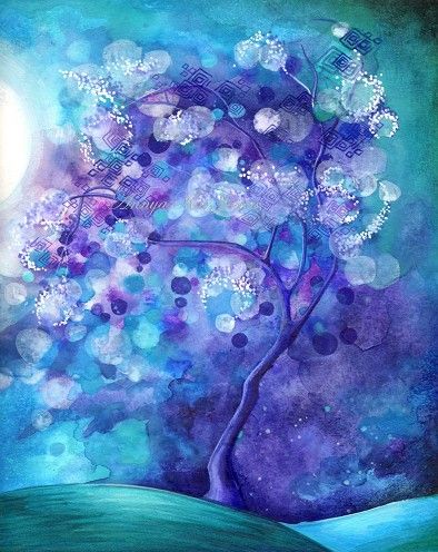 394x496 Whimsical Flower Blossoms Nature Fantasy By Annyakaiart On Etsy
