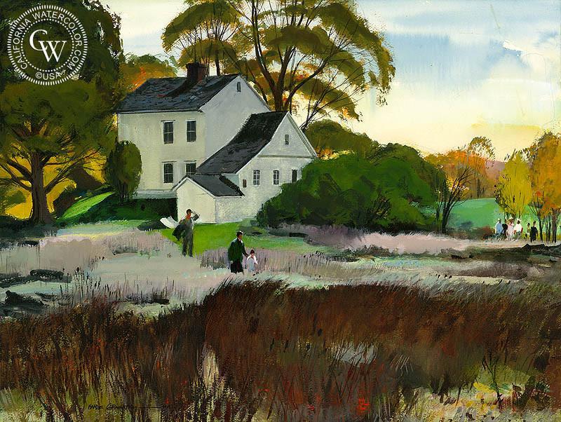 800x602 Farm Visitors, (Westport), 1971, Art By Hardie Gramatky