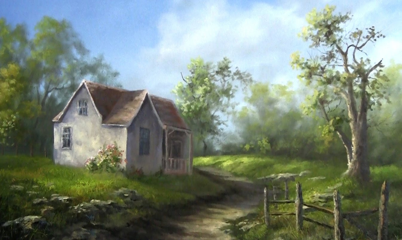 1346x805 Oil Painting Old Farm House Paint With Kevin Hill Diyfyi