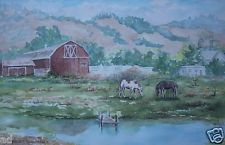 225x145 Watercolor Farming 1950 1969 Art Paintings For Sale Ebay