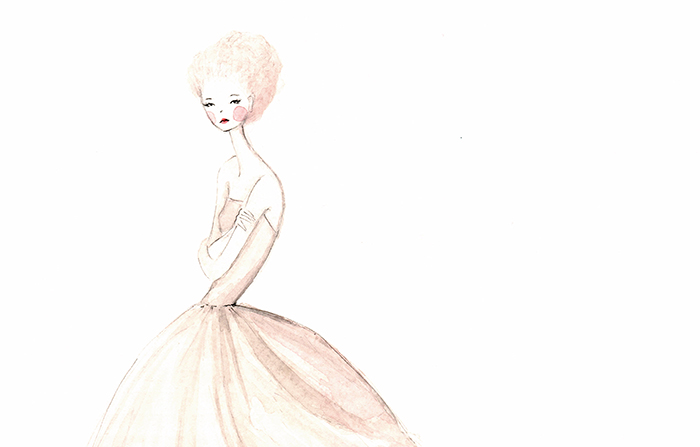 700x447 Watercolors, Copic Markers + Fashion Illustration Offbeat + Inspired