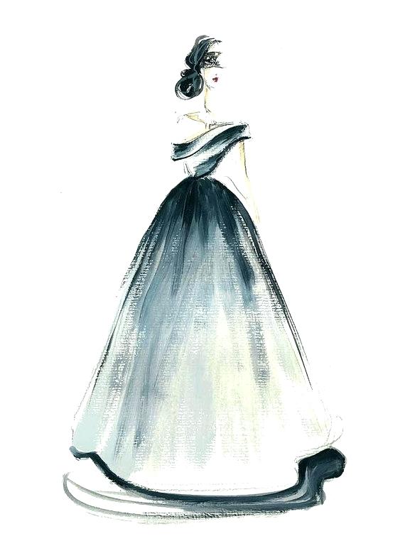 570x786 Dress Wall Fashion Sketch Fashion Watercolor Fashion Art Fashion