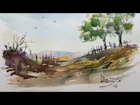 480x360 Acuarela Rapida 15 X 18 A Tres Colores