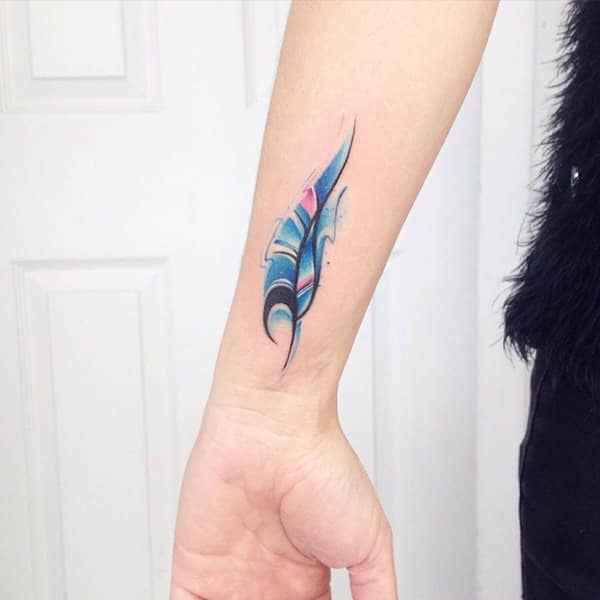 600x600 99 Artistic Watercolor Tattoos That Are Living Works Of Art