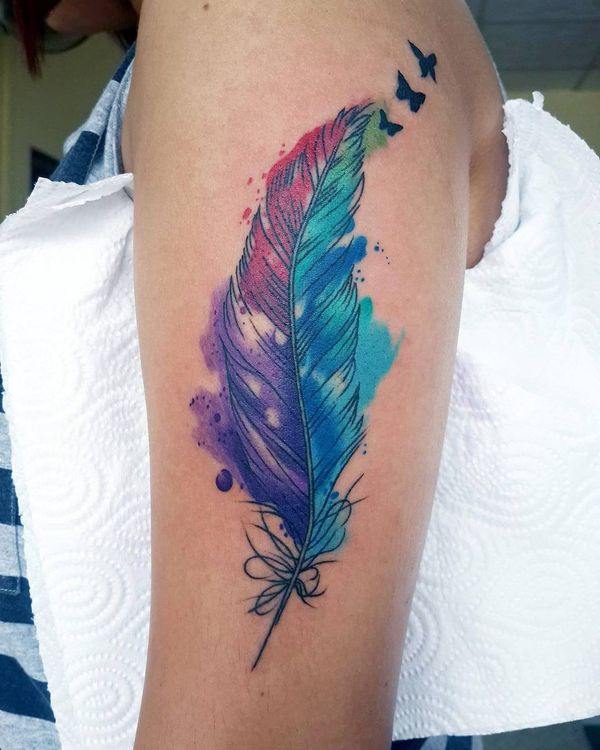 600x750 Best Feather Tattoo Designs And Meanings