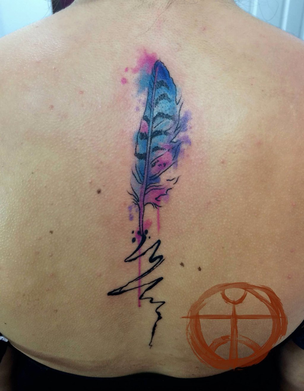 1024x1317 Watercolor Feather By Koraykaragozler