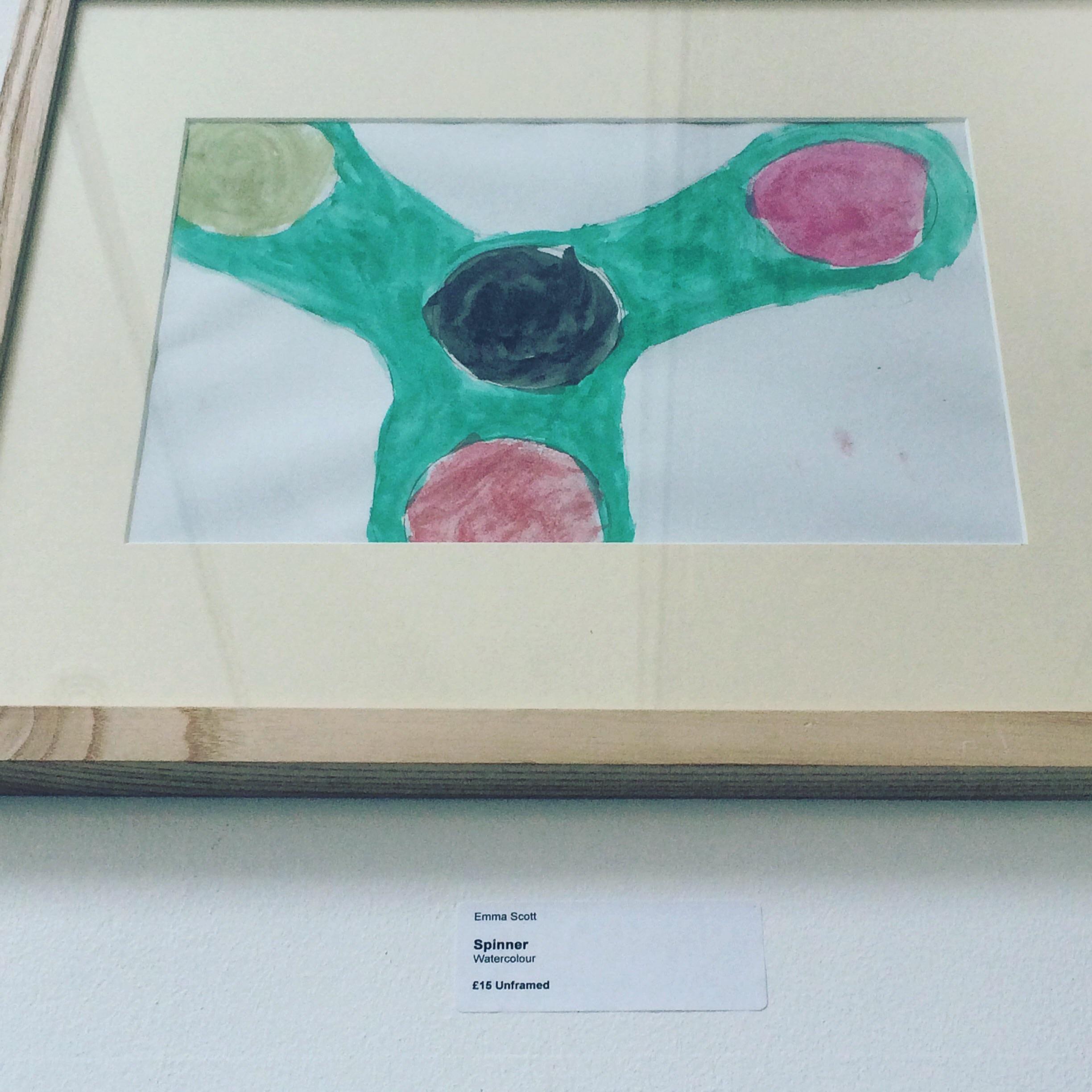2448x2448 Found This Picture Of A Fidget Spinner In An Art Gallery