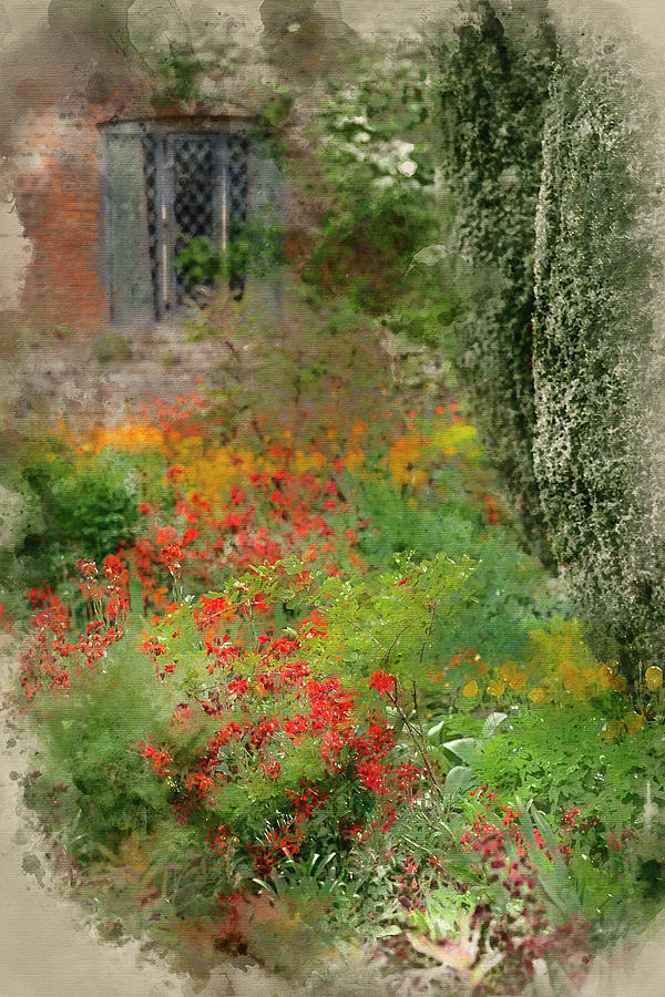 600x900 Watercolor Painting Of Beautiful Shallow Depth Of Field Landscape