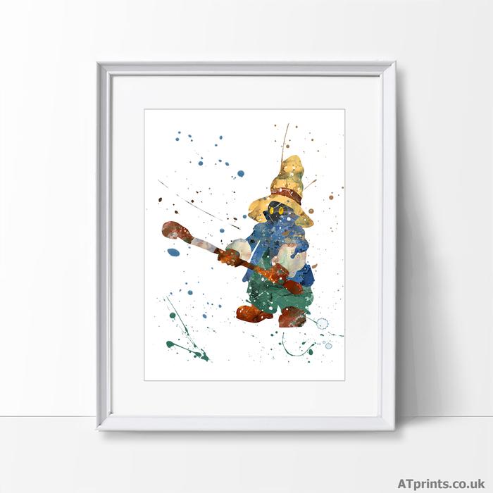 700x700 Final Fantasy Vivi Watercolour Art Print Atprints