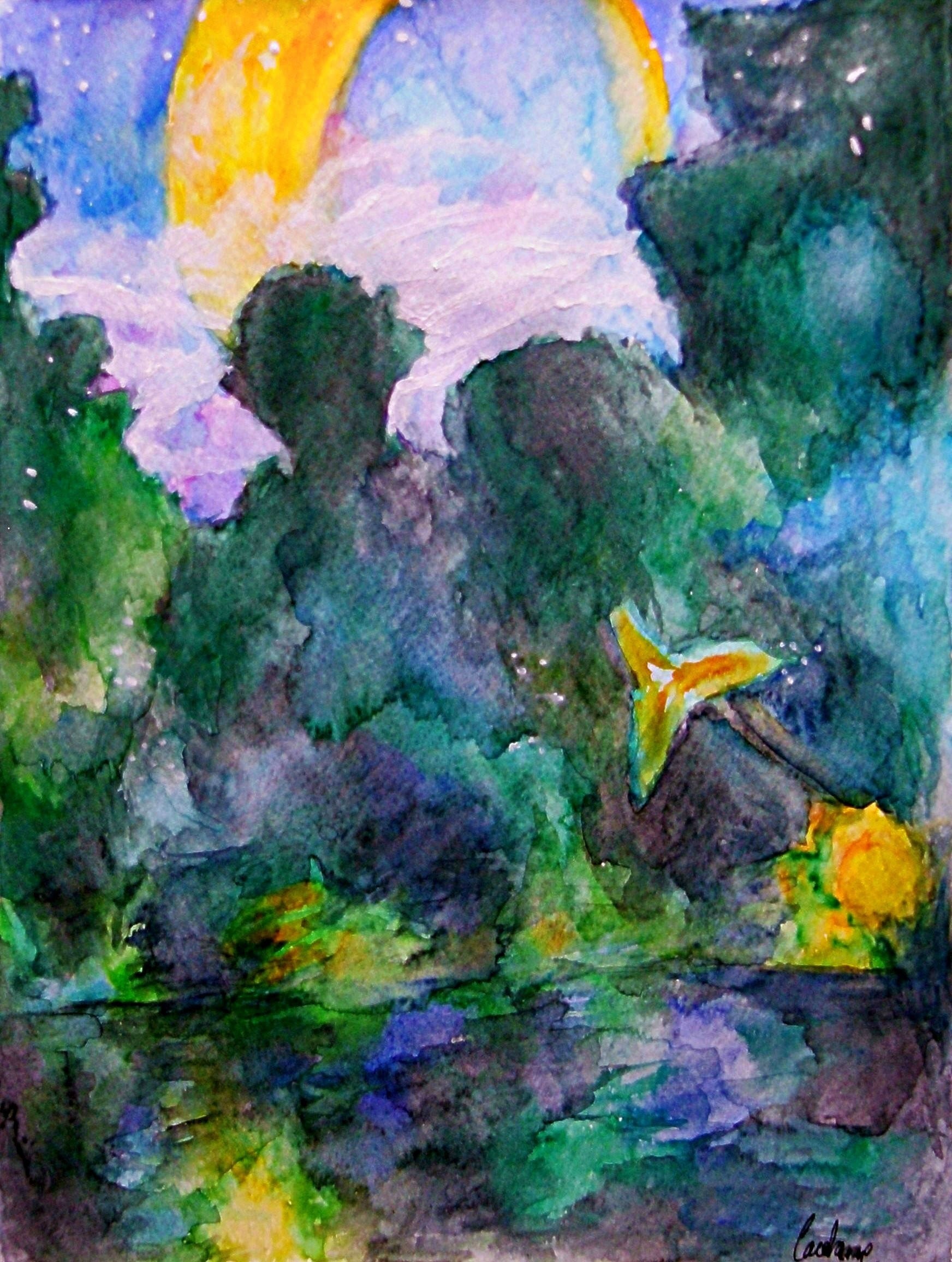 1744x2312 Macalania Pond A Piece Of Watercolor Art Art On Cut Out + Keep