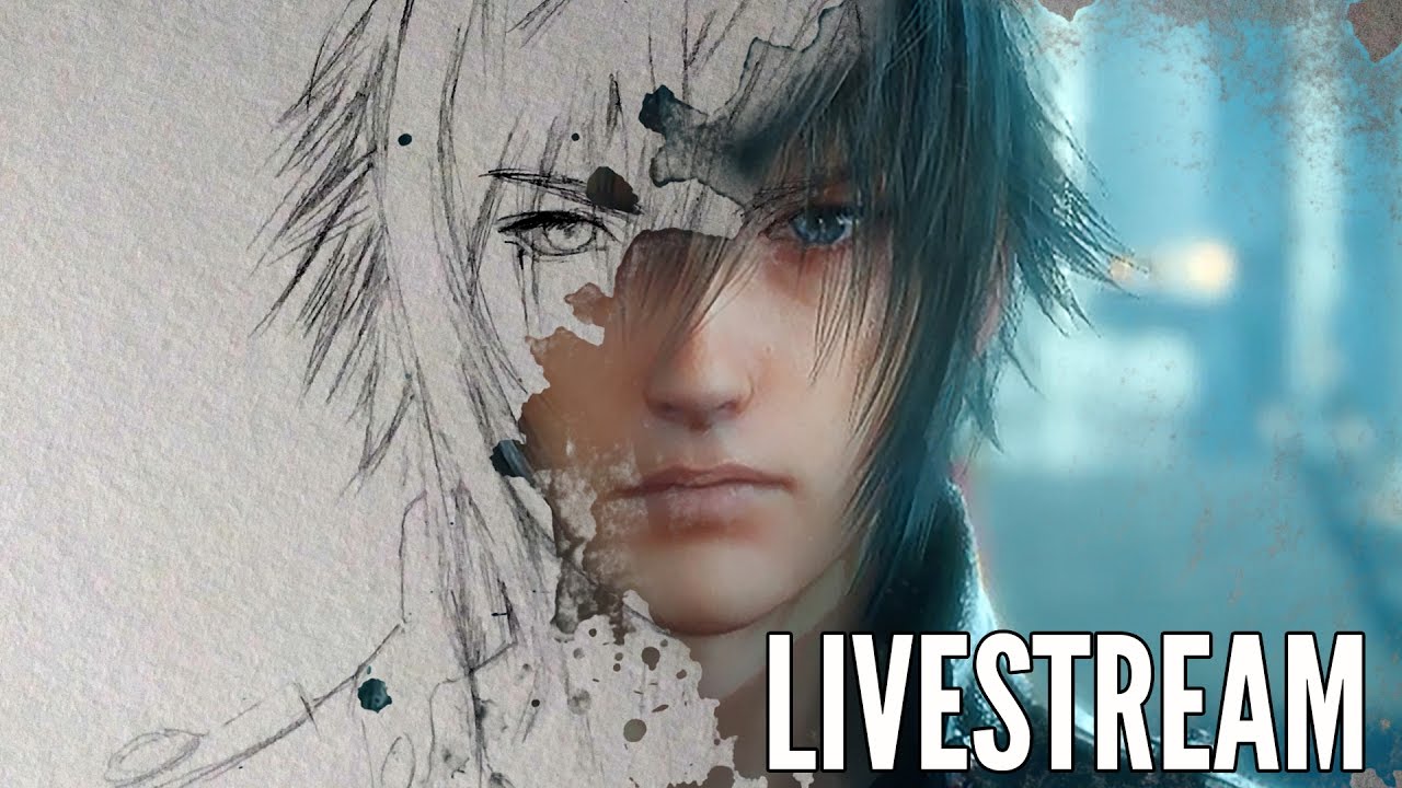 1280x720 Final Fantasy Noctis Watercolor Painting