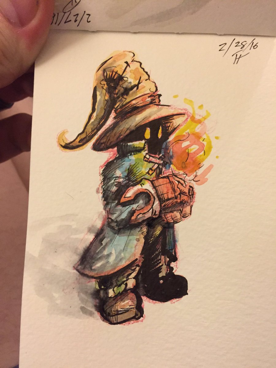 900x1200 Ty Paslay On Twitter Final Fantasy Watercolor